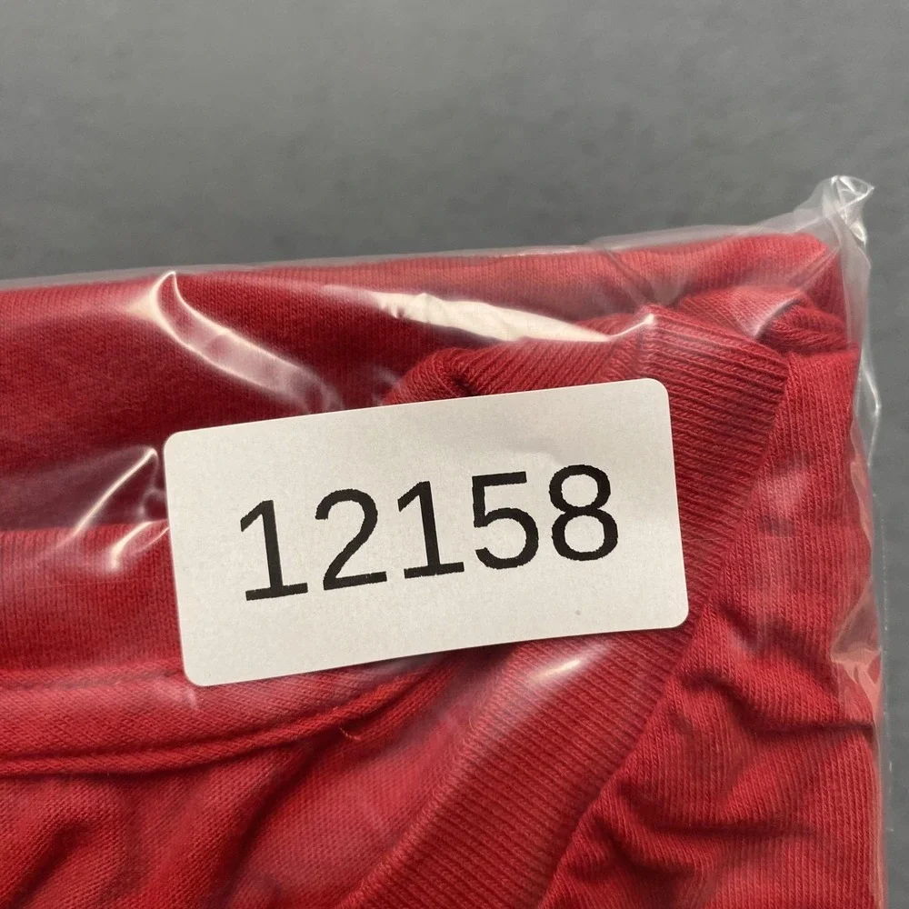 Polo Ralph Lauren Shirt‎ Mens XL Red Crewneck Cotton Jersey Tagless Logo